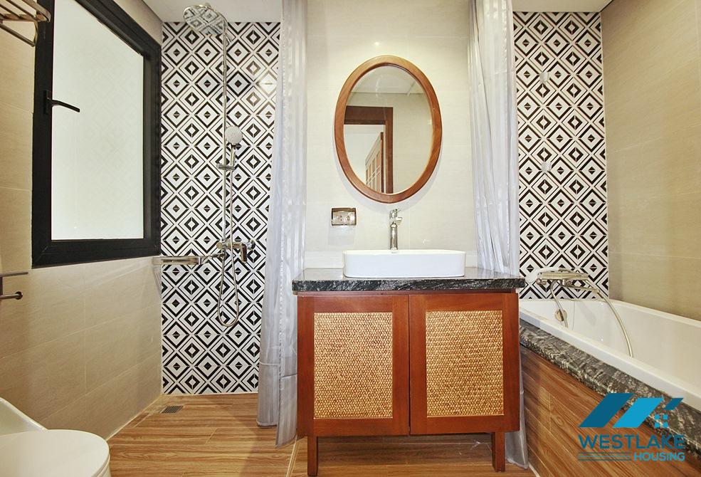 Modern 3-Bedroom Duplex Apartment for Rent in Xuan Dieu area, Tay Ho, Hanoi