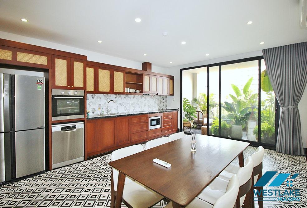 Modern 3-Bedroom Duplex Apartment for Rent in Xuan Dieu area, Tay Ho, Hanoi