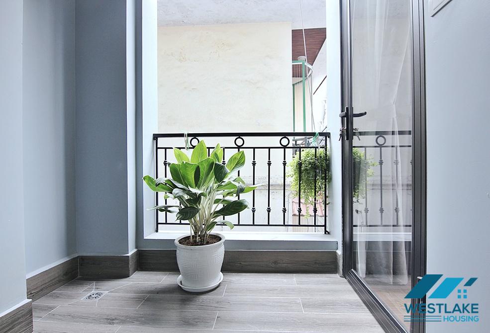 A cosy apartment with lovely balcony for rent on To Ngoc Van street, Tay Ho, Ha Noi
