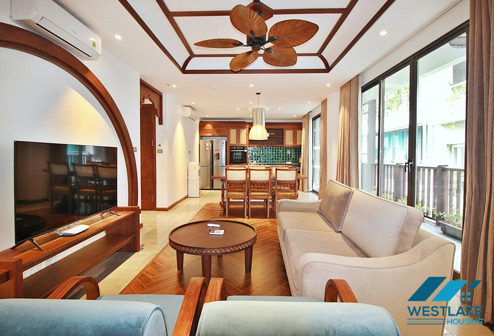 A good designed 03 bedrooms apartment for rent in To Ngoc Van area, Tay Ho, Ha Noi