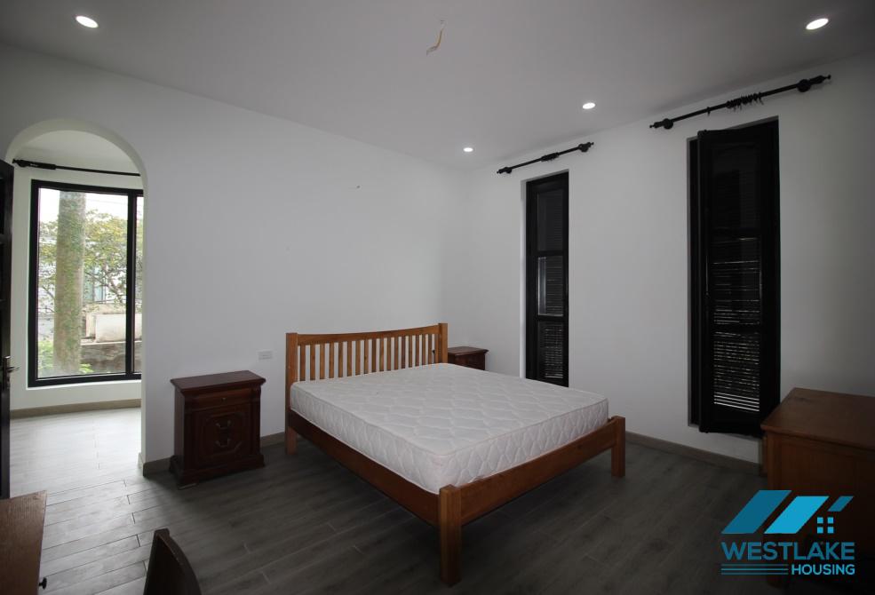Corner house with big garden for rent in Ciputra, Tay Ho, Ha Noi