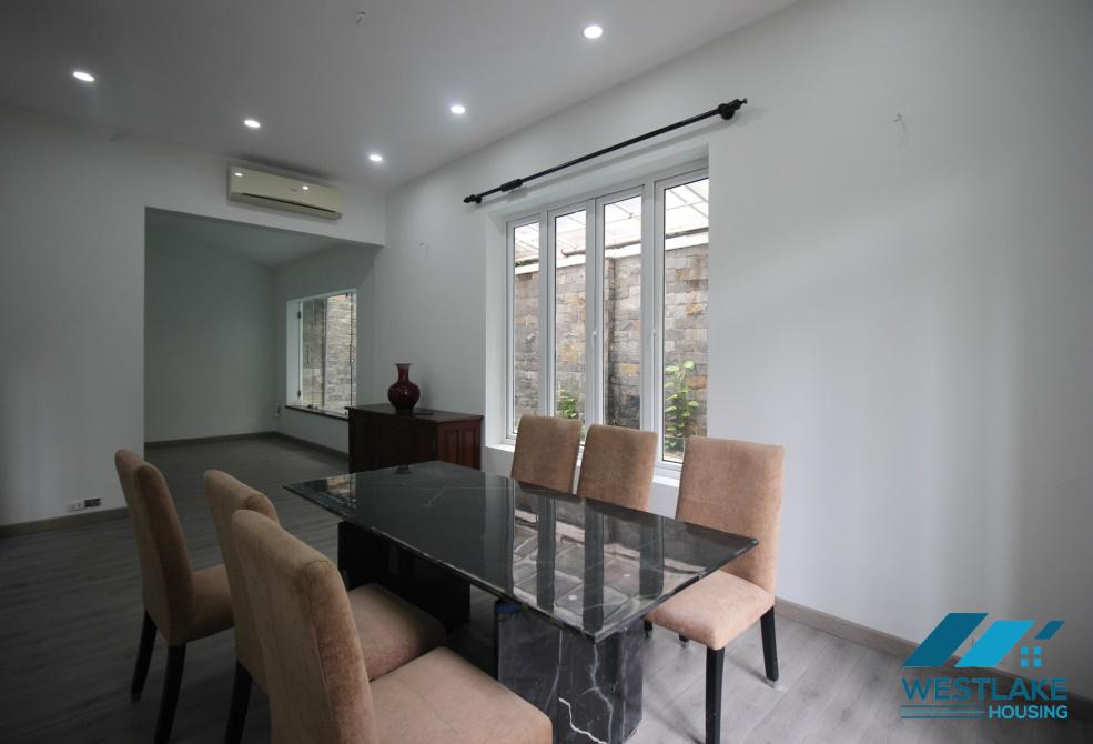 Corner house with big garden for rent in Ciputra, Tay Ho, Ha Noi