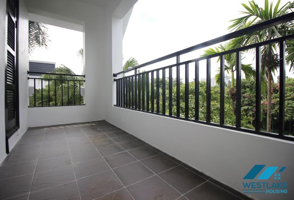 Corner house with big garden for rent in Ciputra, Tay Ho, Ha Noi