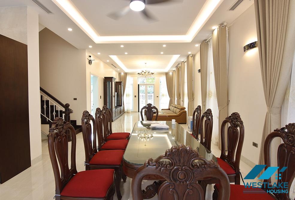 Spacious, cozy villa in Ciputra T Block for rent, Tay Ho, Ha Noi