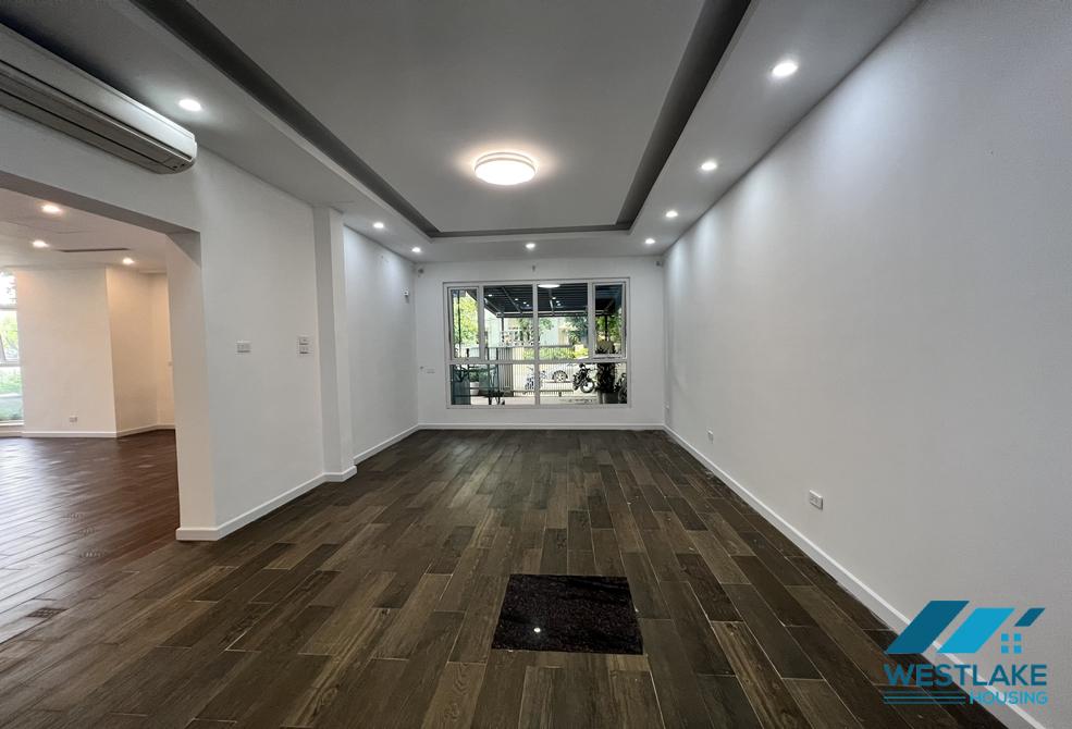 Unfurnished house with big yard and garden for rent in Ciputra, Tay Ho