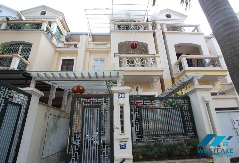 Cho thuê nhà đẹp 4 phòng ngủ tại Ciputra – Tây Hồ, Hà Nội