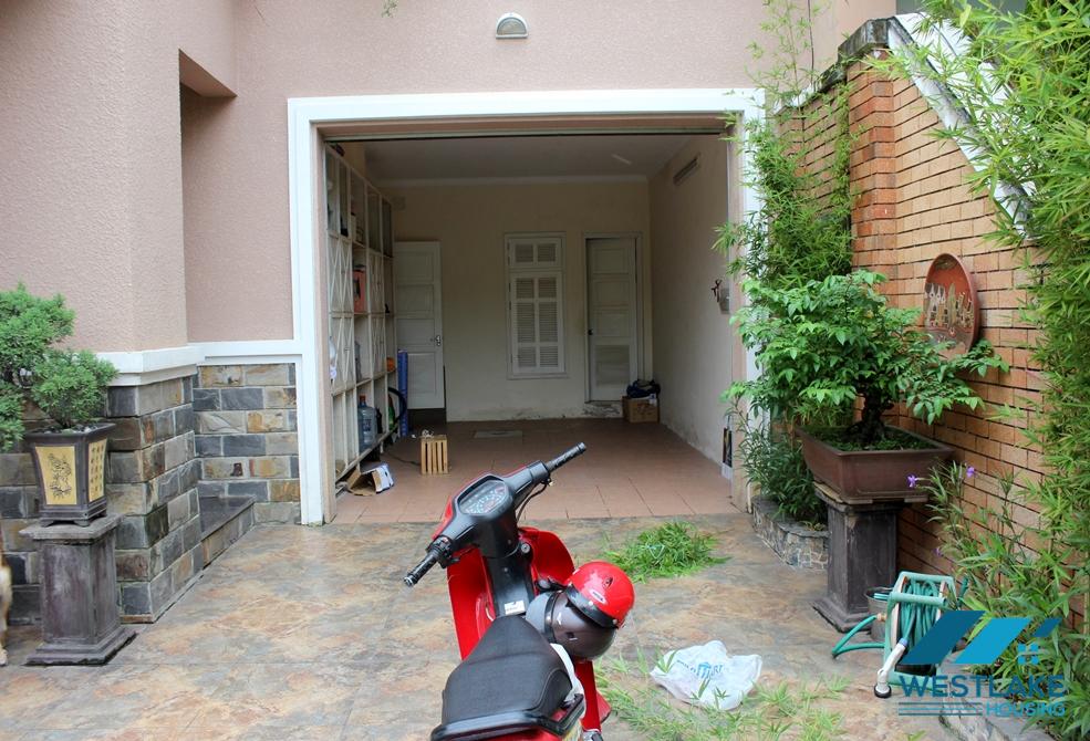 Garden five bedrooms house for rent in Ciputra, Tay Ho ward, Ha Noi