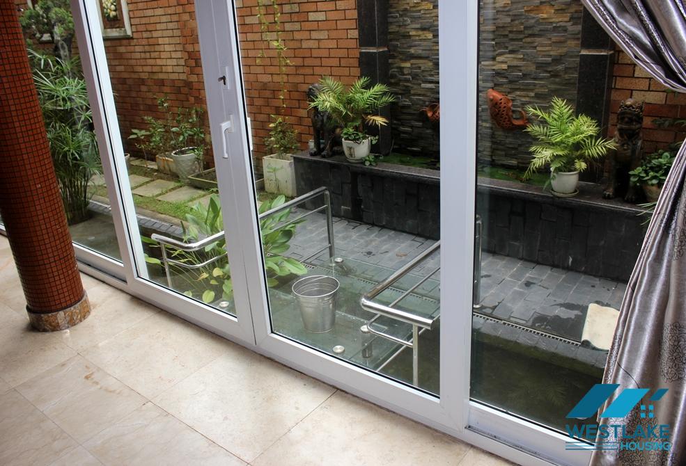 Garden five bedrooms house for rent in Ciputra, Tay Ho ward, Ha Noi