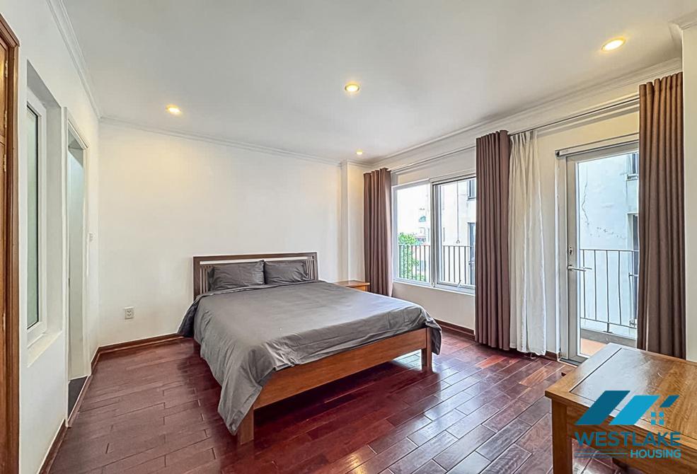 Super spacious apartment with balcony for rent in Westlake, Tay Ho, Hanoi