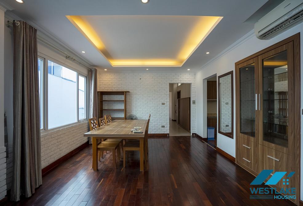 Spacious 03 bedrooms apartment on top floor for rent in To Ngoc Van area, Tay Ho, Ha Noi