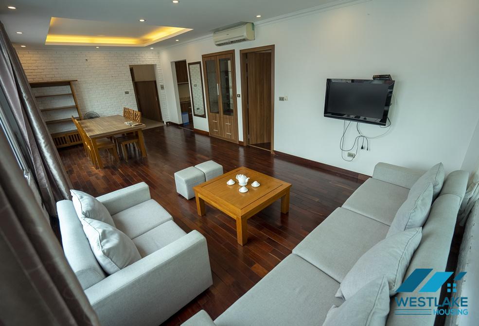 Spacious 03 bedrooms apartment on top floor for rent in To Ngoc Van area, Tay Ho, Ha Noi