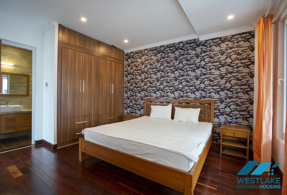 Spacious 03 bedrooms apartment on top floor for rent in To Ngoc Van area, Tay Ho, Ha Noi