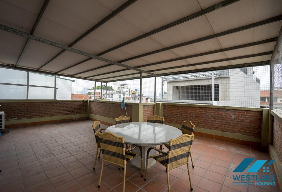 Spacious 03 bedrooms apartment on top floor for rent in To Ngoc Van area, Tay Ho, Ha Noi