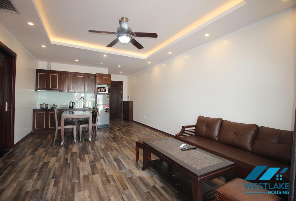 Affordable price 02 bedrooms apartment for rent on Lac Long Quan street, Tay Ho, Ha Noi