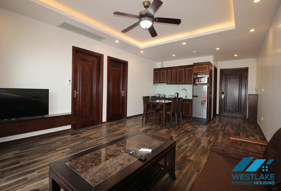 Affordable price 02 bedrooms apartment for rent on Lac Long Quan street, Tay Ho, Ha Noi