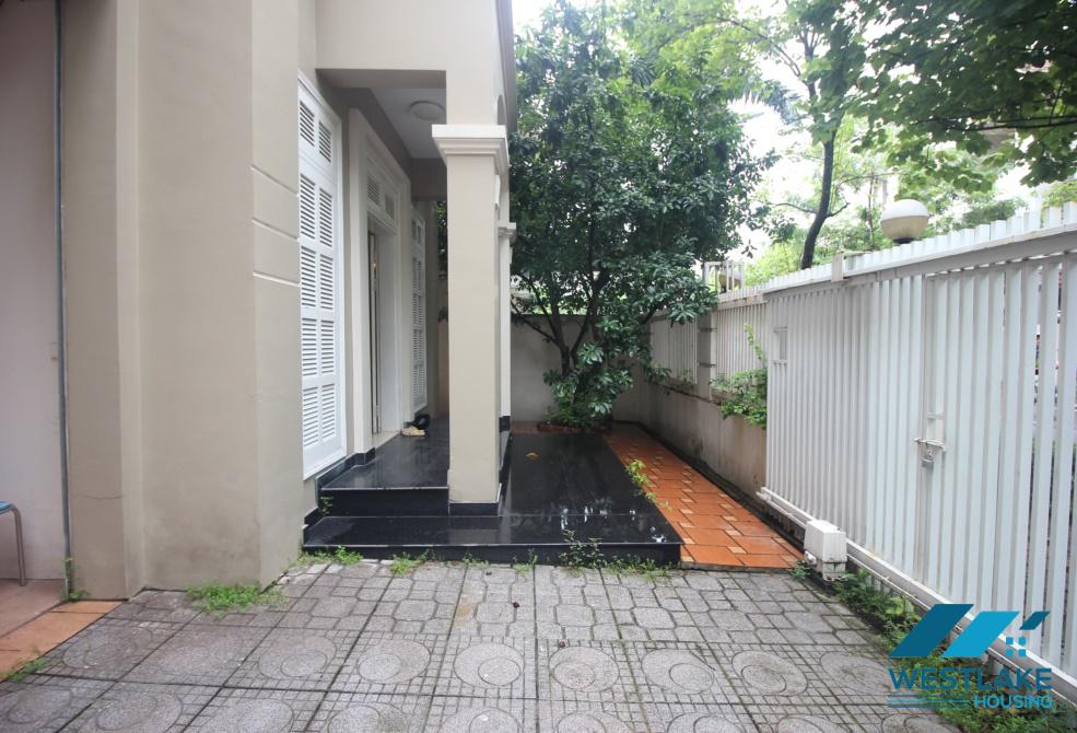 Furnished 04 bedrooms villa for rent in Ciputra, Tay Ho ward, Ha Noi