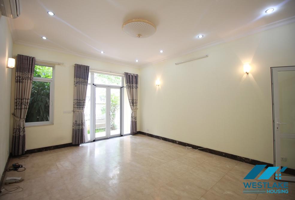 Unfurnished, bright house for rent in Ciputra, Tay Ho, Hanoi
