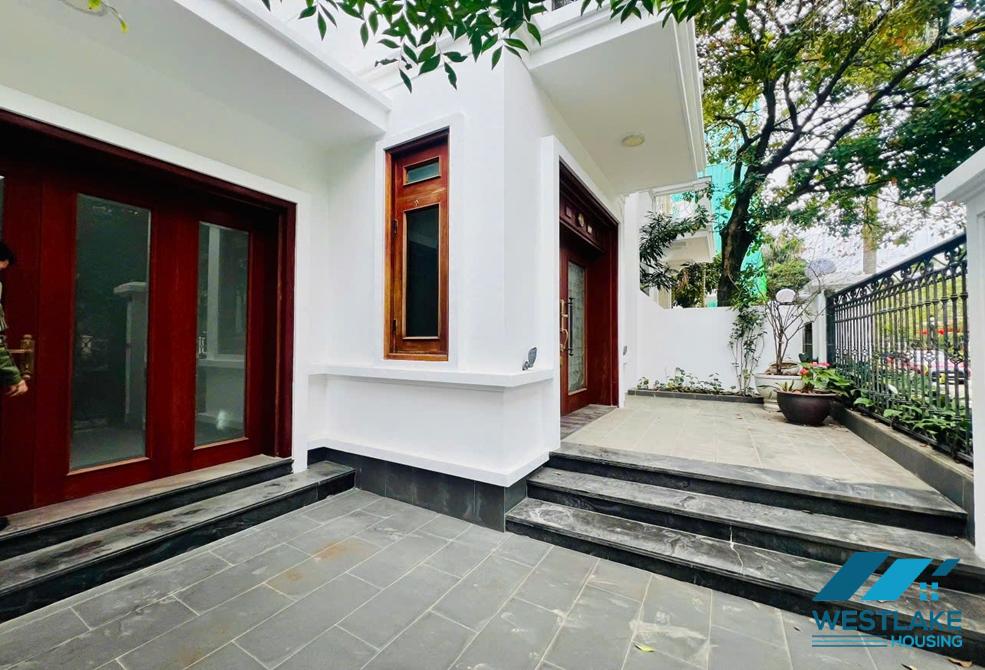 Renotevated 5 bedrooms villa for rent in Ciputra, Tay Ho ward, Ha Noi