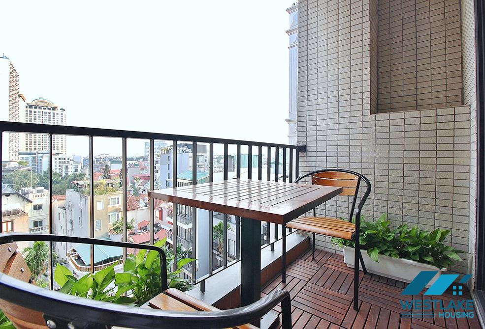 High floor 03 bedrooms apartment for rent in To Ngoc Van street, Tay Ho, Hanoi
