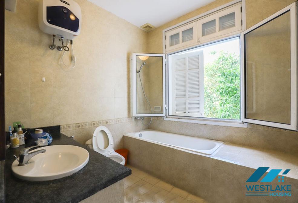 Four beds house for rent in T block, Ciputra, Tay Ho ward, Ha Noi