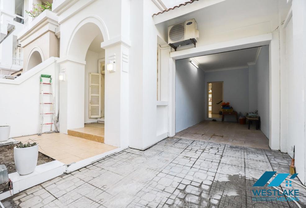 Four beds house for rent in T block, Ciputra, Tay Ho ward, Ha Noi