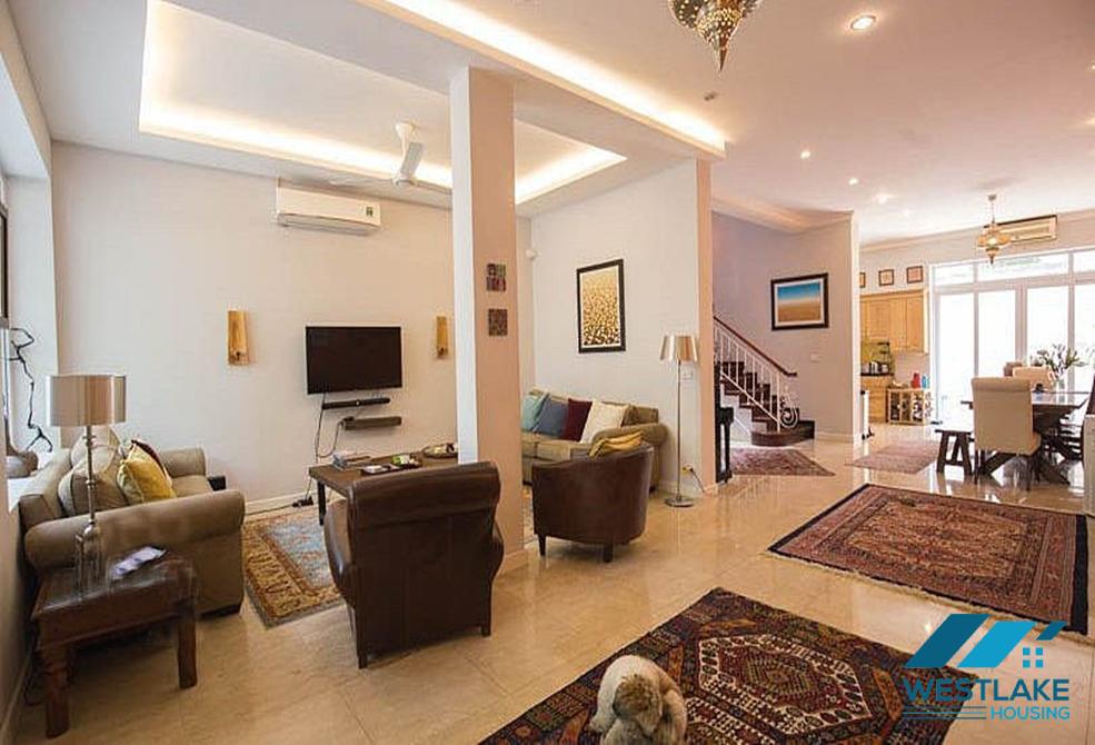 Spacious modern 4 bedrooms villa for rent in Ciputra, Tay Ho, Hanoi Spacious modern 4 bedrooms villa for rent in Ciputra, Tay Ho, Hanoi