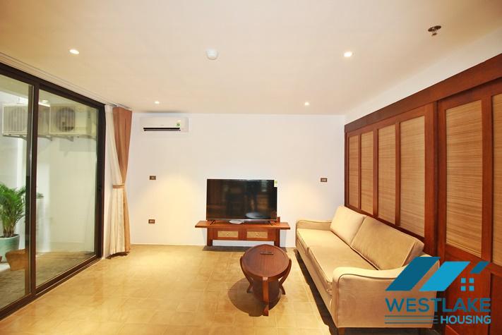 Cho Thuê Căn Hộ Một Phòng Ngủ Có Sân Nhỏ Riêng Ở Tầng Trệt Tại Tô Ngọc Vân Tây Hồ, Hà Nội