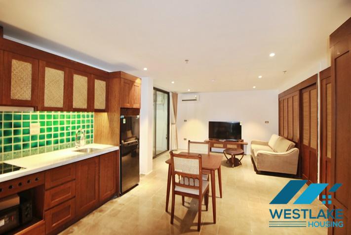 Cho Thuê Căn Hộ Một Phòng Ngủ Có Sân Nhỏ Riêng Ở Tầng Trệt Tại Tô Ngọc Vân Tây Hồ, Hà Nội