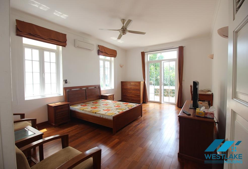 Well finished house with front and back yard for rent in Ciputra