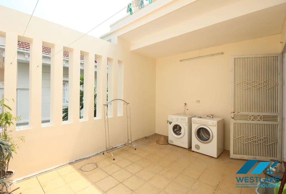 Well finished house with front and back yard for rent in Ciputra