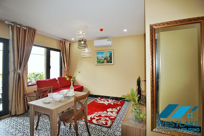 Căn Hộ 1 Phòng Ngủ Mới Đẹp, Hiện Đại, Ban Công Rộng Thoáng Cho Thuê Tại Yên Phụ, Tây Hồ, Hà Nội