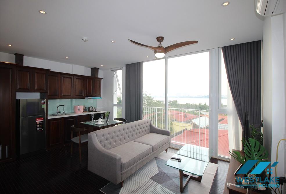 A nice serviced apartment for rent in Tay Ho, Ha Noi