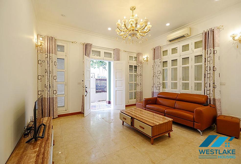 A luxury four-bedroom villa with a garage in Ciputra, Tay Ho district, Hanoi