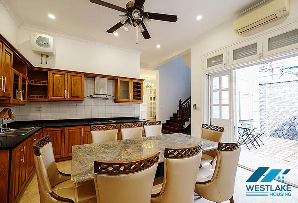 A luxury four-bedroom villa with a garage in Ciputra, Tay Ho district, Hanoi