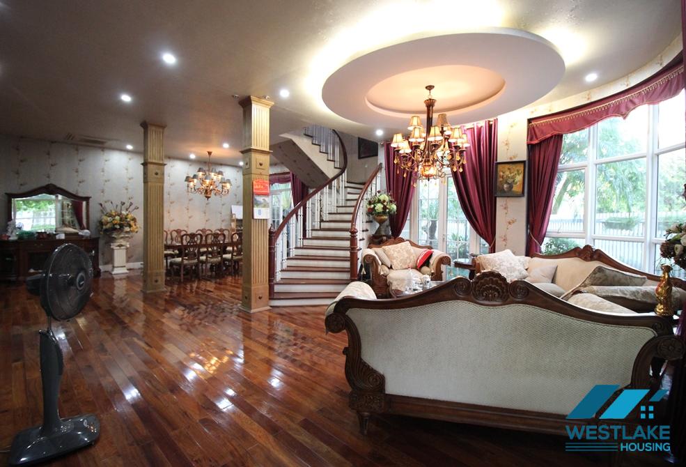 Gorgeous mansion with a lot of charms for rent in Ciputra, Tay Ho, Ha Noi