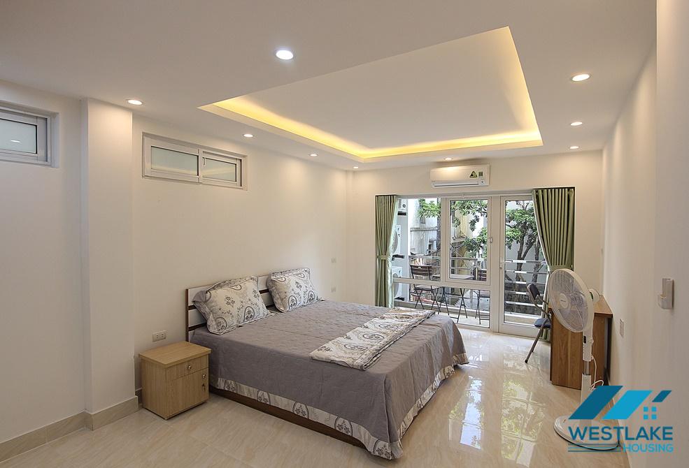 A big 1 bedroom apartment with balcony for rent in Au Co, Tay Ho