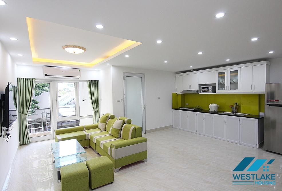 A big 1 bedroom apartment with balcony for rent in Au Co, Tay Ho