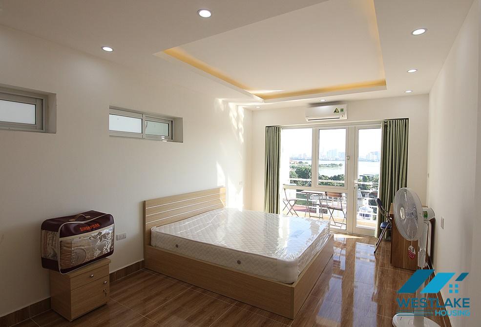 A bright 1 bedroom apartment with nice view for rent in Au Co, Tay Ho