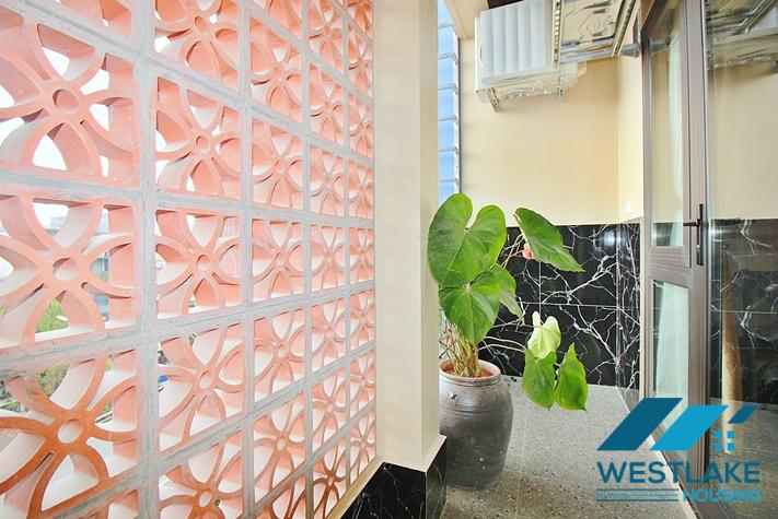 Brand new 2 bedrooms apartment for rent in Yen Phu st, Tay Ho ward, Ha Noi