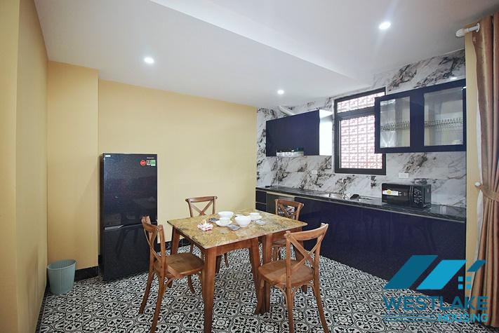 Brand new 2 bedrooms apartment for rent in Yen Phu st, Tay Ho ward, Ha Noi