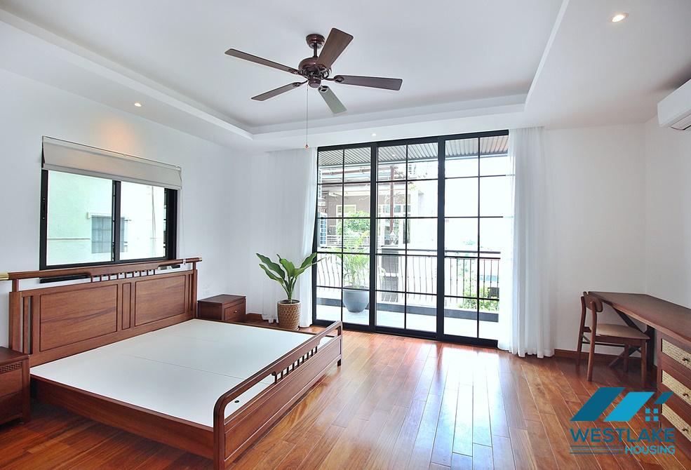 A newly 4 bedroom duplex apartment for rent in Tay Ho, Ha Noi