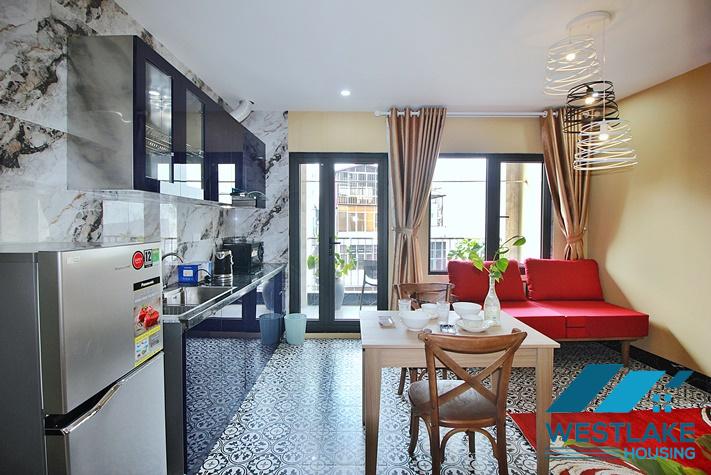 Brand new and modern 01 bedroom apartment for rent in Vu Mien area, Tay Ho, Ha Noi