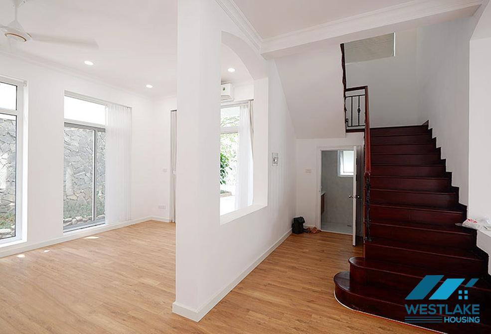 Garden and spacious villa for rent in T block, Ciputra area, Tay Ho, Ha Noi