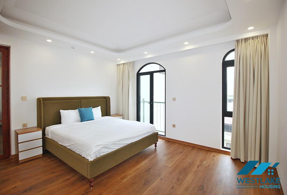 Bright one-bedroom apartment for rent on Vu Mien Street, Tay Ho Ward, Hanoi.
