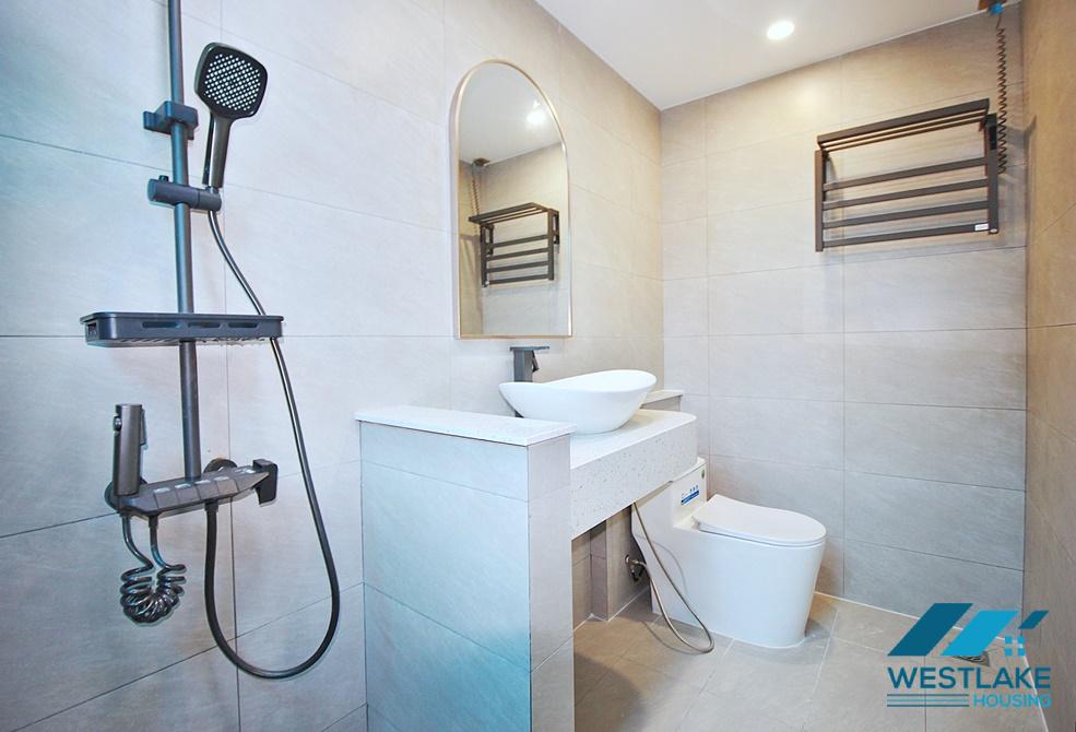 Bright one-bedroom apartment for rent on Vu Mien Street, Tay Ho Ward, Hanoi.