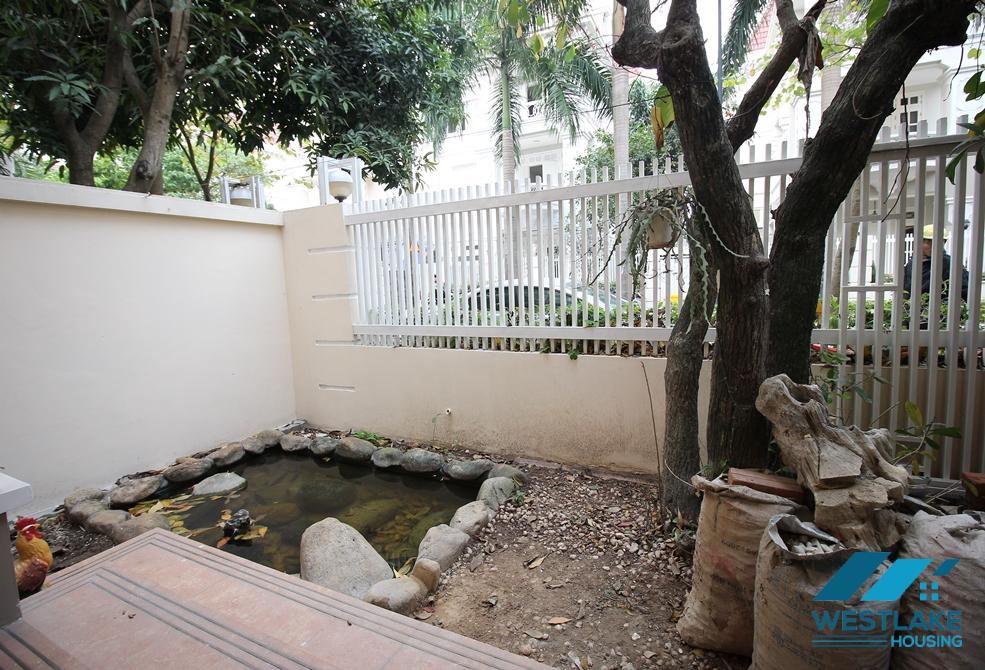 Nice house for rent in Ciputra T block, Tay Ho ward, Ha Noi