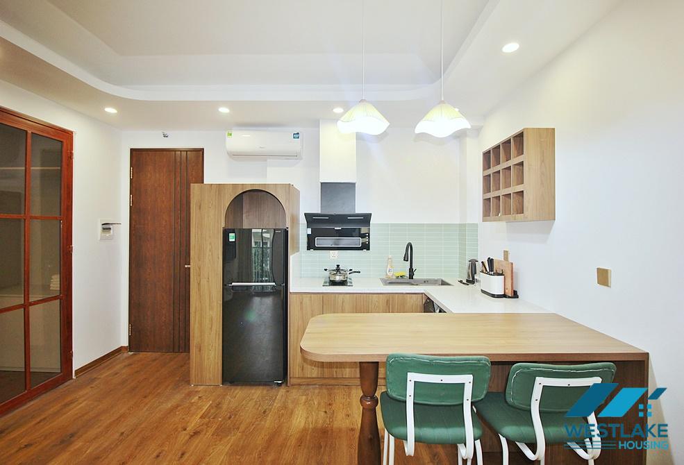 Beautiful and Modern One-Bedroom Apartment for Rent on Vu Mien Street, Tay Ho Ward, Hanoi