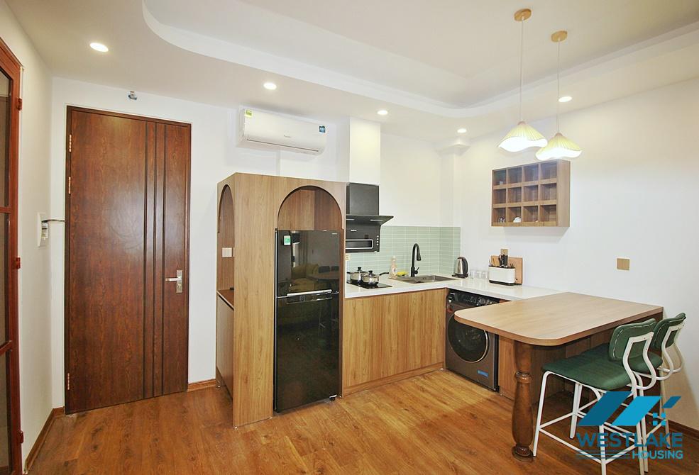 Beautiful and Modern One-Bedroom Apartment for Rent on Vu Mien Street, Tay Ho Ward, Hanoi