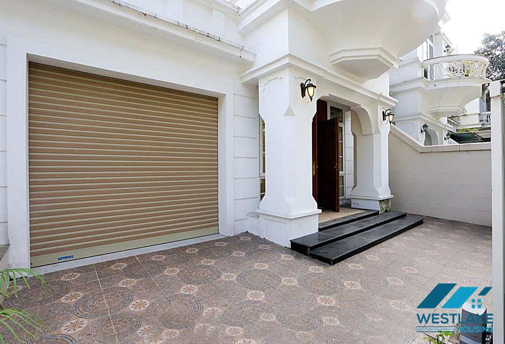 Nice house with 3 floors for rent in Block T Ciputra, Tay Ho, Hanoi