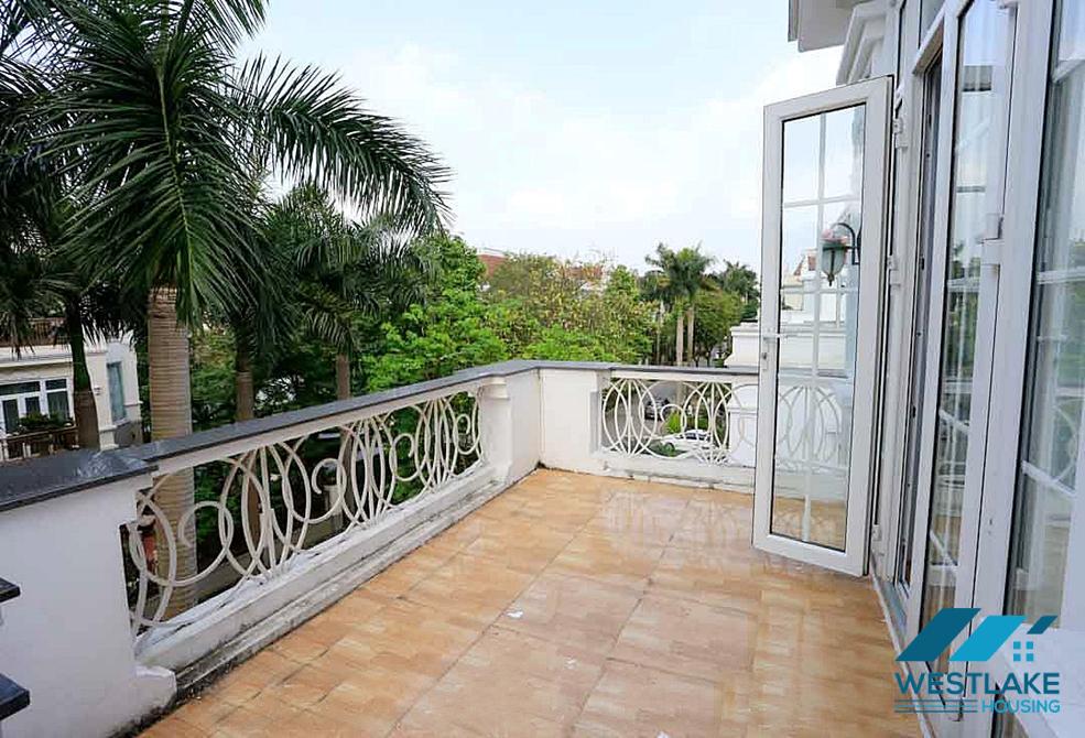 Nice house with 3 floors for rent in Block T Ciputra, Tay Ho, Hanoi